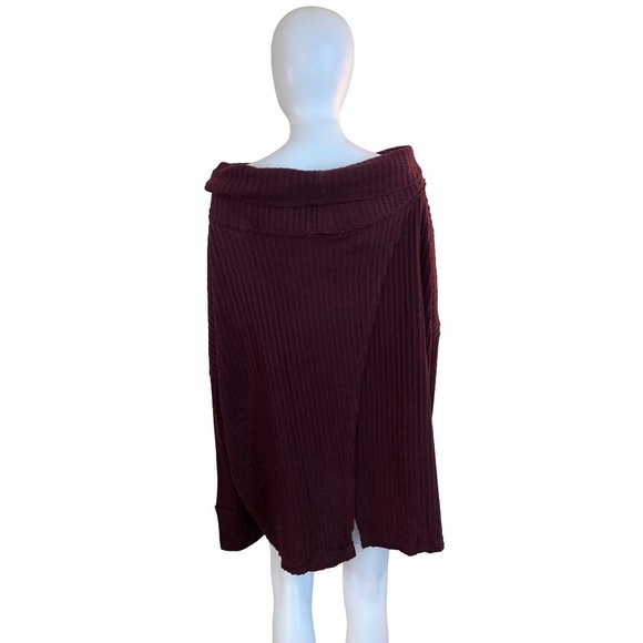 Free People Juicy Long Sleeve Thermal Sweater Size S Date Night - Picture 3 of 6